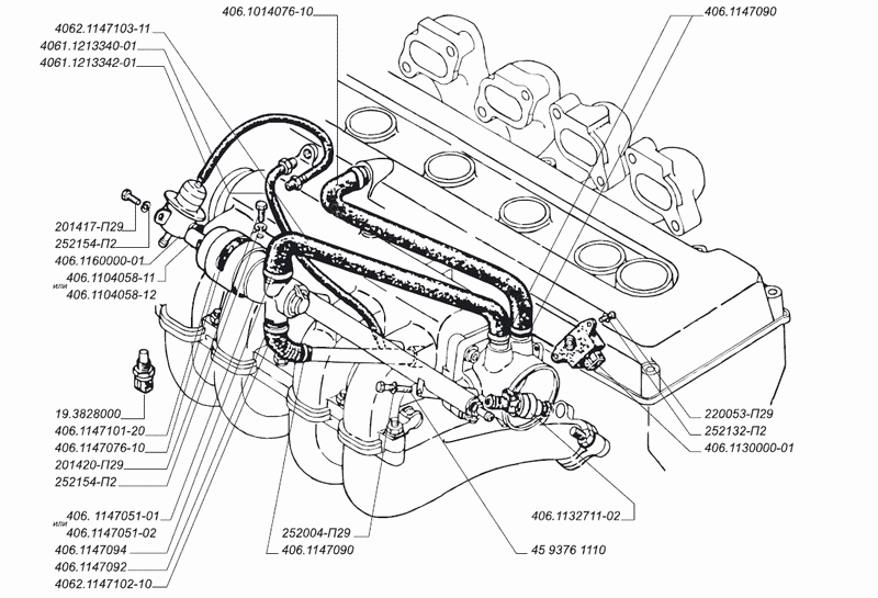 Двигатель ЗМЗ-4061 ГАЗ 2217 Соболь