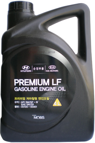    HY 5W-20 Premium LF Gasoline  (4) 05100-00451 HYUNDAI / KIA