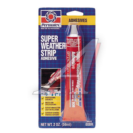 -      -54/+204 59 Super Weatherstrip Adhesive PERMATEX PR-80638 Permatex