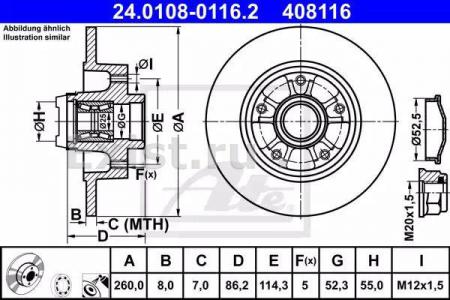   ,  ,     ABS, RENAULT: FLUENCE 10-, MEGANE 08- 24.0108-0116.2