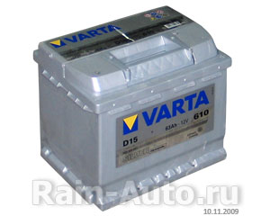 5634000613162 VARTA D15 SILVER dynamic D15 Batterie 12V 63Ah 610A B13
