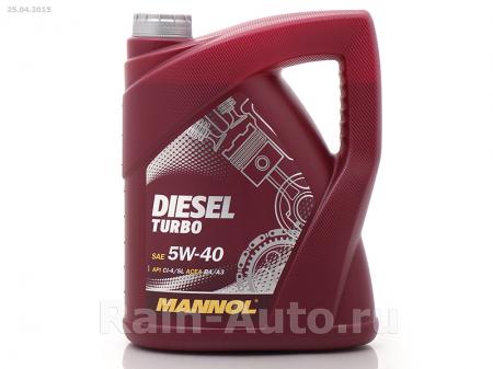   Mannol Diesel Turbo . 5W40, SL / CG-4, ACEA A3 / B4 (5 ) DT50510 Mannol
