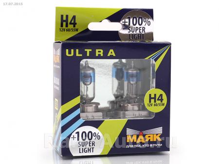  12V H4 60 / 55W P43t Super Light (+100%) (. 2 .) 82420SL                        