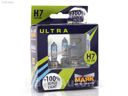  12V H7 55W PX26D SUPER LIGHT (+100%) (. 2 .) 82720SL