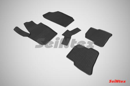Коврики резиновые с рисунком Сетка для SEAT Ibiza, год выпуска 2012-