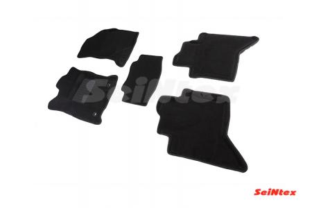 Комплект ковриков 3D TOYOTA HILUX VIII черные (компл)
