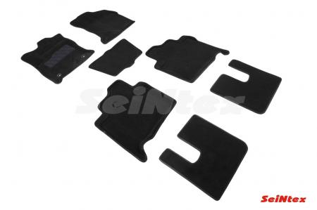 Комплект ковриков 3D TOYOTA FORTUNER черные (компл)