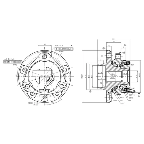     L=R OPEL ASTRA G +ABS /5 GANZ GIK05033 GIK05033