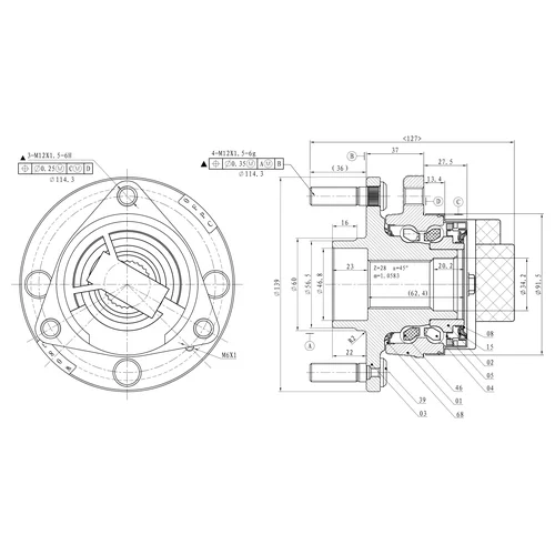     L=R CHEVROLET EPICA GANZ GIK05049 GIK05049