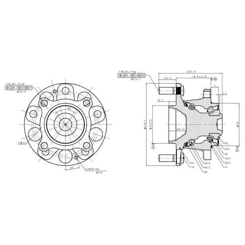     L=R HONDA ACCORD 03-08 GANZ GIM03043 GIM03043