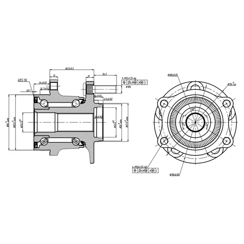     L=R SUBARU FORESTER III/IMPREZA III/OUTBACK 03-> GANZ GIM03048 GIM03048