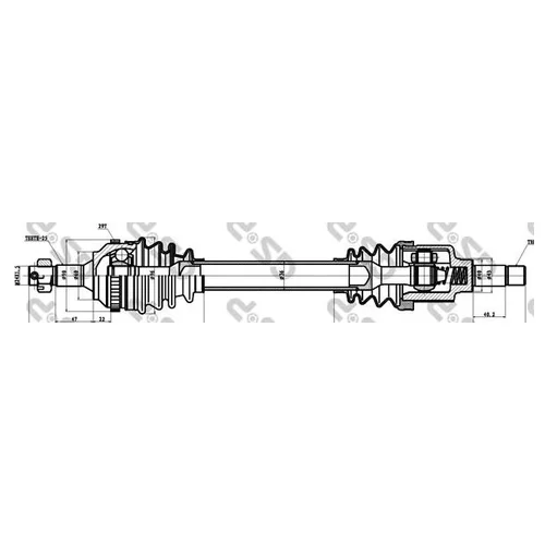  Citroen Xsara (97-00) c ABS,  210018 GSP