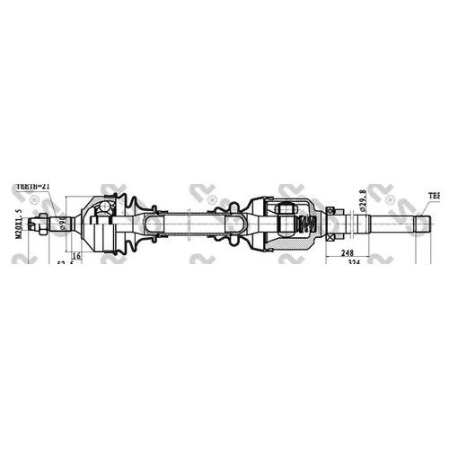    PEUGEOT 206 1.9D 98-01 . 210137