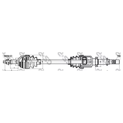    RENAULT LOGAN/CLIO III 1.4-1.6 04- . 250354 GSP