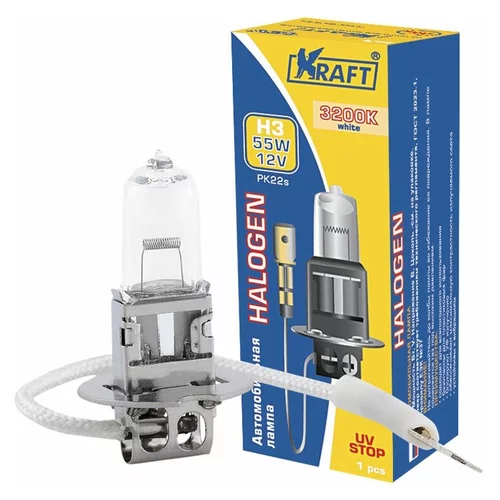  12V H3 55W PK22S KRAFT 1 .  KT700006