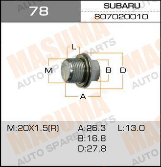   A/T MASUMA B-78