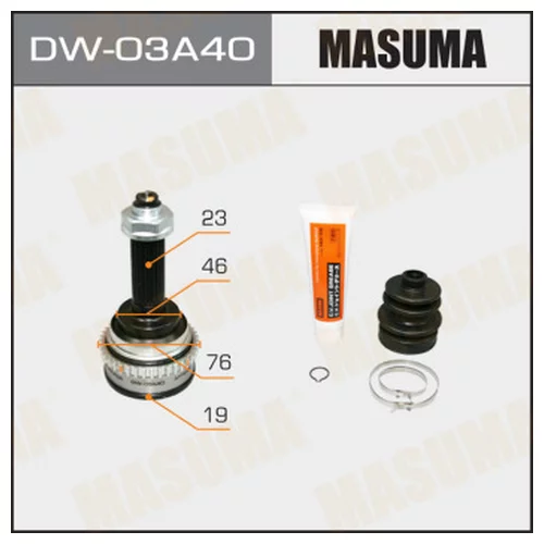   Masuma  19x46x23x40 (1/6) DW03A40 MASUMA