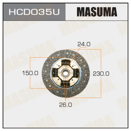   MASUMA 2301502624.0 HCD035U MASUMA
