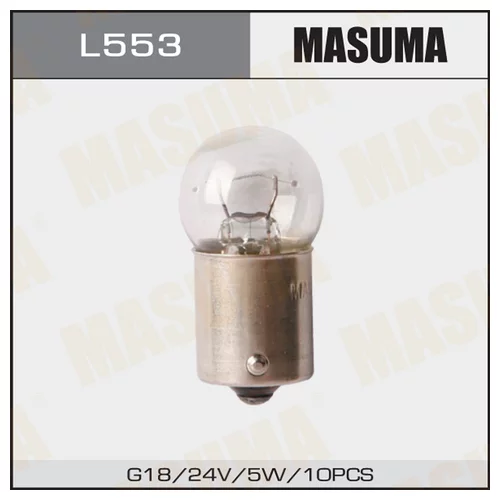  . 24V 5W BA15S G18 ( 10 ,   1 ) L553