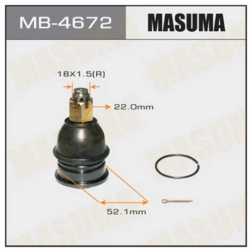    MASUMA   FRONT LOW E24# MB-4672