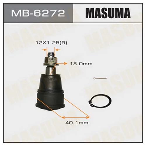    MASUMA   FRONT LOW/CR-V/RD4, RD5  MB-6272