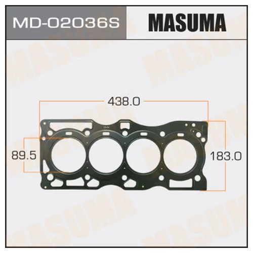  . Masuma  QR20DE, QR25DE  (1/10) MD02036S MASUMA