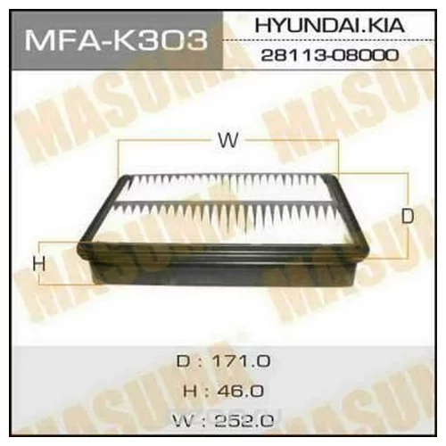     MASUMA  (1/40)  KIA/ SPORTAGE/ V2000, V2700   04- MFA-K303