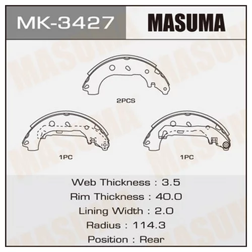     MASUMA   AXELA/ BK5P. BKEP. BK3P  (1/12) MK-3427