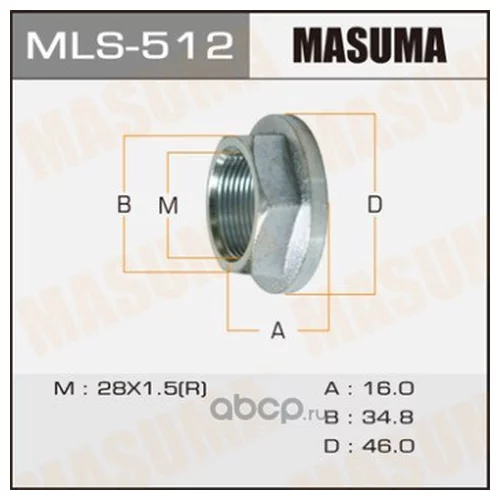    MASUMA  28X1,5X16/ 35        MLS-512