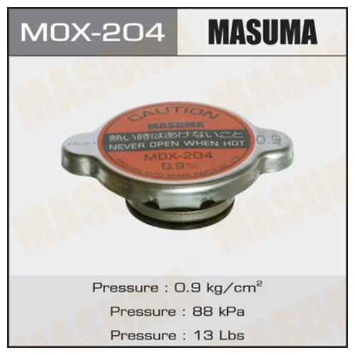 КРЫШКА РАДИАТОРА MASUMA  (NGK-P519, TAMA-RC21S, FUT.-R123)   0.9 KG/CM2 MOX-204
