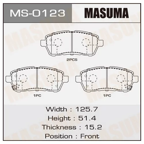    MASUMA  FORD/FIESTA VI/V1200, V1400, V1600 FRONT   (1/12) MS0123