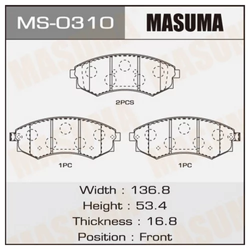    MASUMA  SSANG YONG/REXTON/V2300, V2800, V2900, V3200 FRONT   (1/12) MS0310