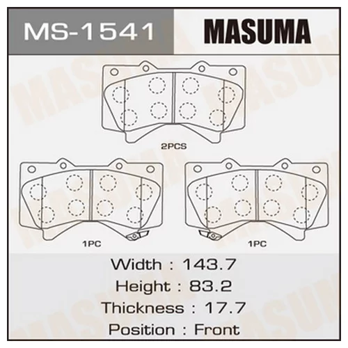     MASUMA  LAND CRUISER/UZJ200 FRONT   (1/12) MS-1541