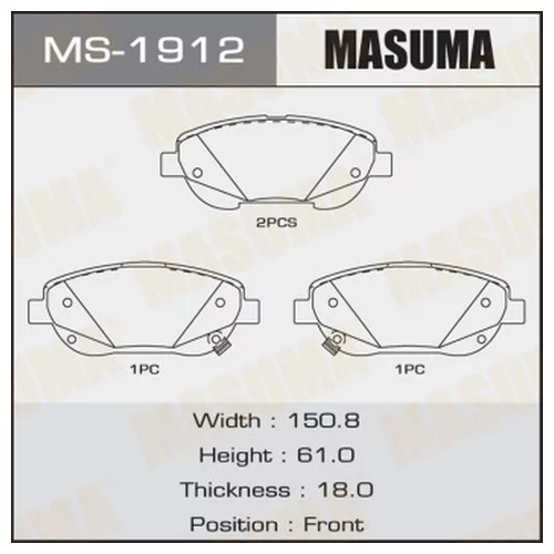    MASUMA  VERSO/ AUR21L FRONT   (1/12) MS1912