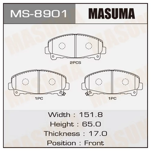     MASUMA  AN-    ACCORD/V2400 FRONT   (1/12) MS-8901