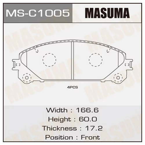    MASUMA  TOYOTA/HIGHLANDER/ASU40, GSU45 FRONT   (1/10) MSC1005