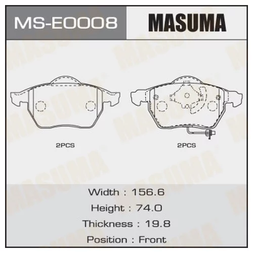    MASUMA  A4, A6 FRONT   (1/6) MSE0008