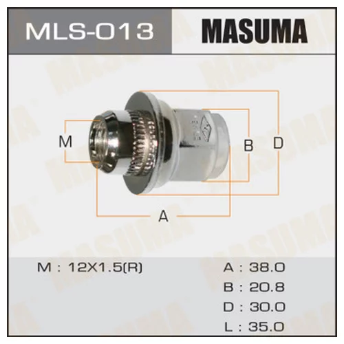  MASUMA 12X1.5    D 30MM /  =21 mls-013