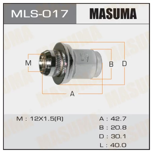  MASUMA  12X1.5     D 30MM  /  =21  ( 20 ) mls-017