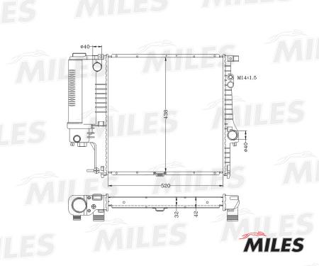  () BMW E39 2.0-2.8 M / T 95-04 ACRB173 ACRB173