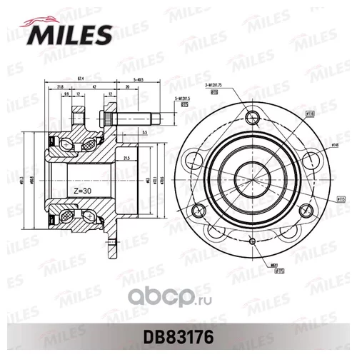    OPEL ASTRA J/CHEVROLET CRUZE 16 D 115X 09- . DB83176