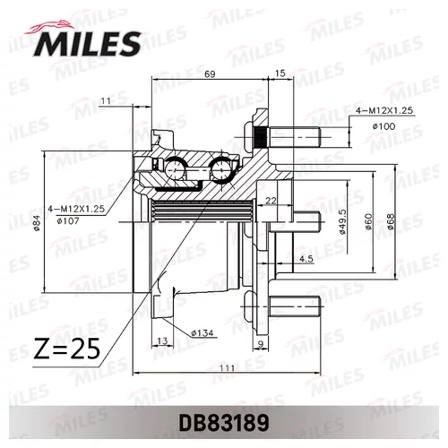     NISSAN TIIDA C11 2005-2012 . DB83189 DB83189