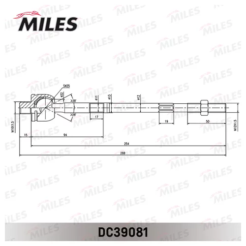   DAEWOO  MATIZ 98- /. DC39081 DC39081