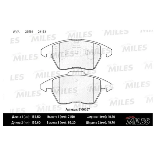   CITROEN C4/PEUGEOT 207/307/308 1.6-2.0  SEMIMETALLIC E100397