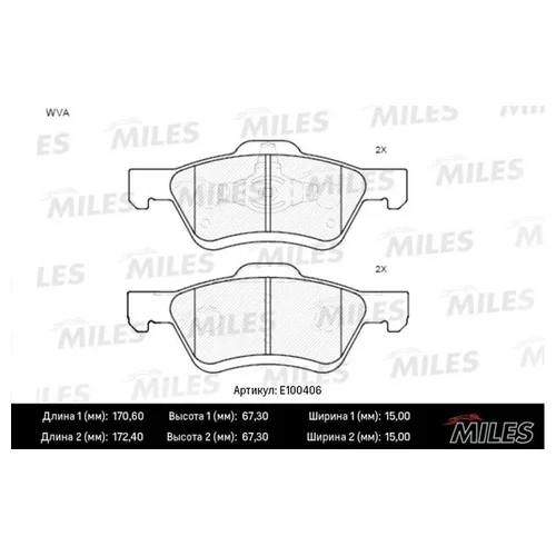   FORD MAVERICK/MAZDA TRIBUTE 2.4-3.0 04-  SEMIMETALLIC E100406