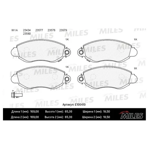   FORD TRANSIT 00-06   . SEMIMETALLIC E100410