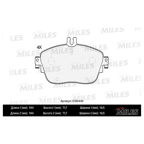   MERCEDES A(W176) 12-/B(W246) 11-  L=144 SEMIMETALLIC E100449