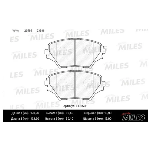   TOYOTA RAV4 II 00-06  SEMIMETALLIC E100503