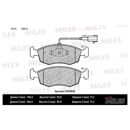   FIAT 500 09-/PUNTO 09-12  SEMIMETALLIC E100532