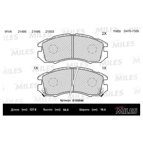   SUBARU IMPREZA/LEGACY 1.6-2.2 89-00  SEMIMETALLIC E100546